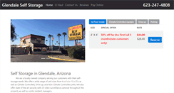 Desktop Screenshot of glendaleselfstorage.com
